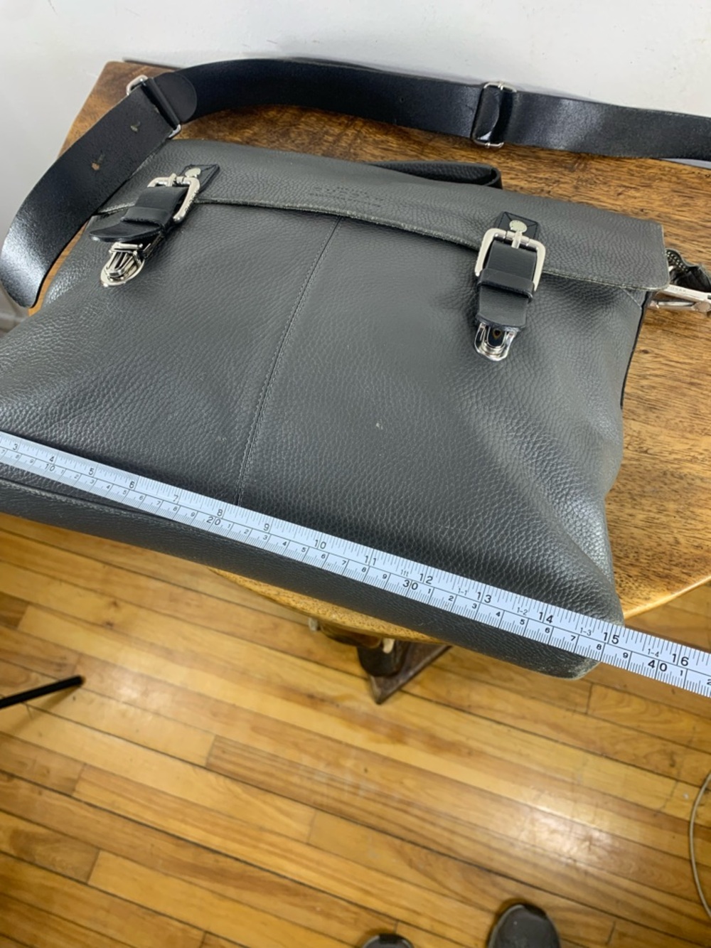 Rudsak made in Canada large unisex computer leather bag - Picture 12 of 14